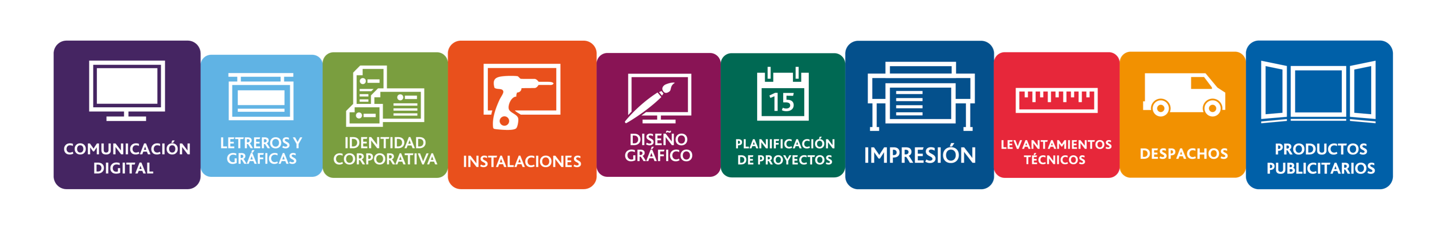 nuestros productos y servicios